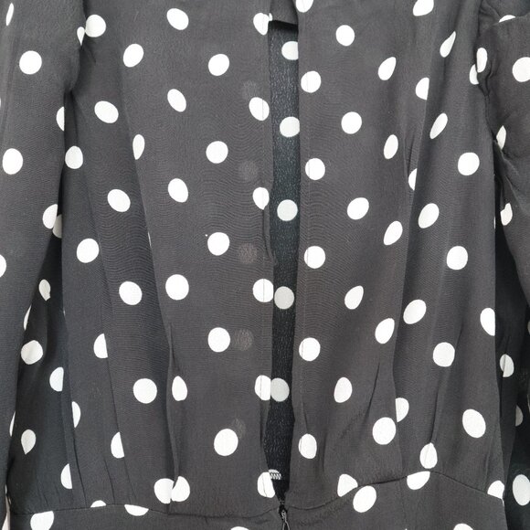 H&M Polka dot Long Sleeves Dress - Size US 4 - Picture 5 of 7